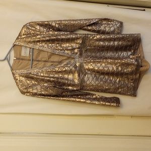 Saylor, bronze one piece sequin  shorts, size 8.